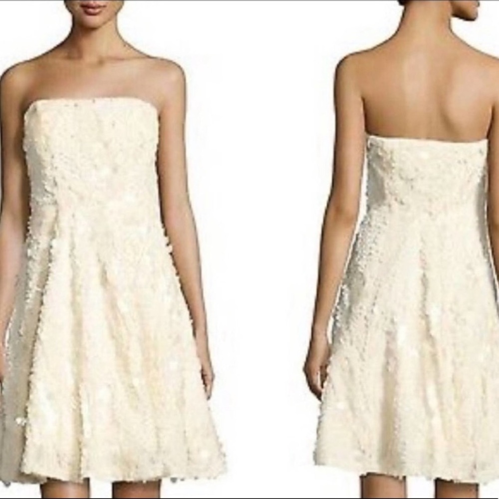 NEW Nicole Miller New York Sequin Above Knee Cocktail Party Dress, Size 8
